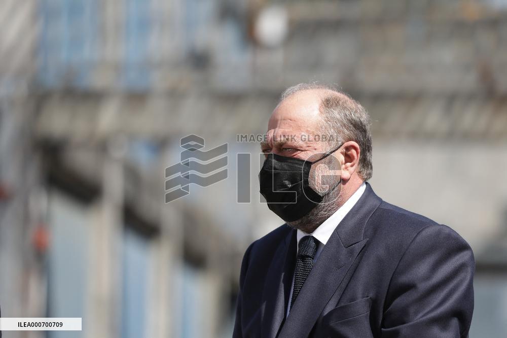 Eric Dupond-Moretti visit to Bordeaux-Gradignan penitentiary center