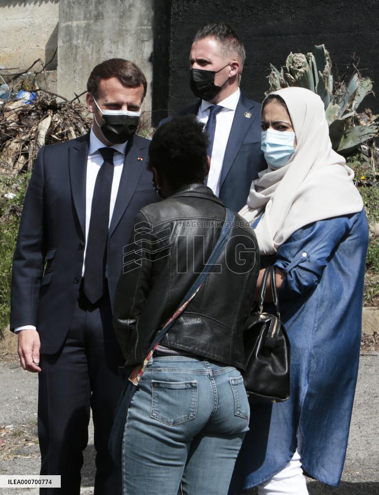 Macrons Security And Policing Focused Visit - Montpellier