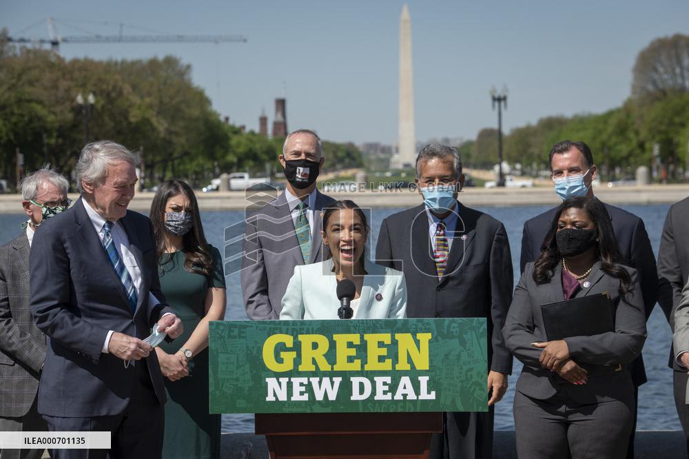 Green New Deal Press Conference - Washington