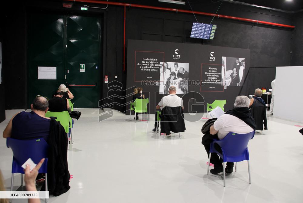 Cinecitta Turns Vaccination Centre - Rome