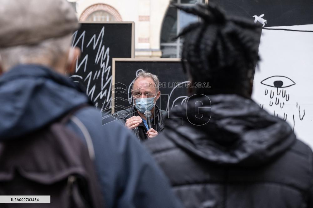 The Intermittents Of The Show Occupy The 104 - Paris