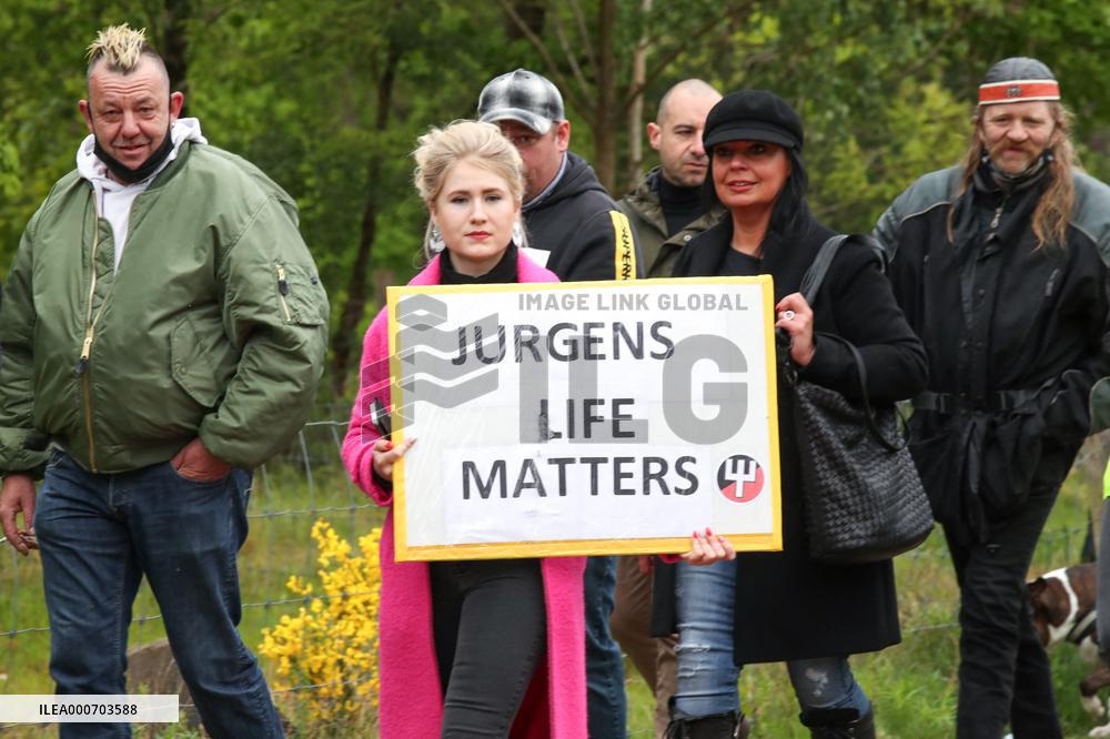 Support March For Fugitive Jurgen Conings - Belgium