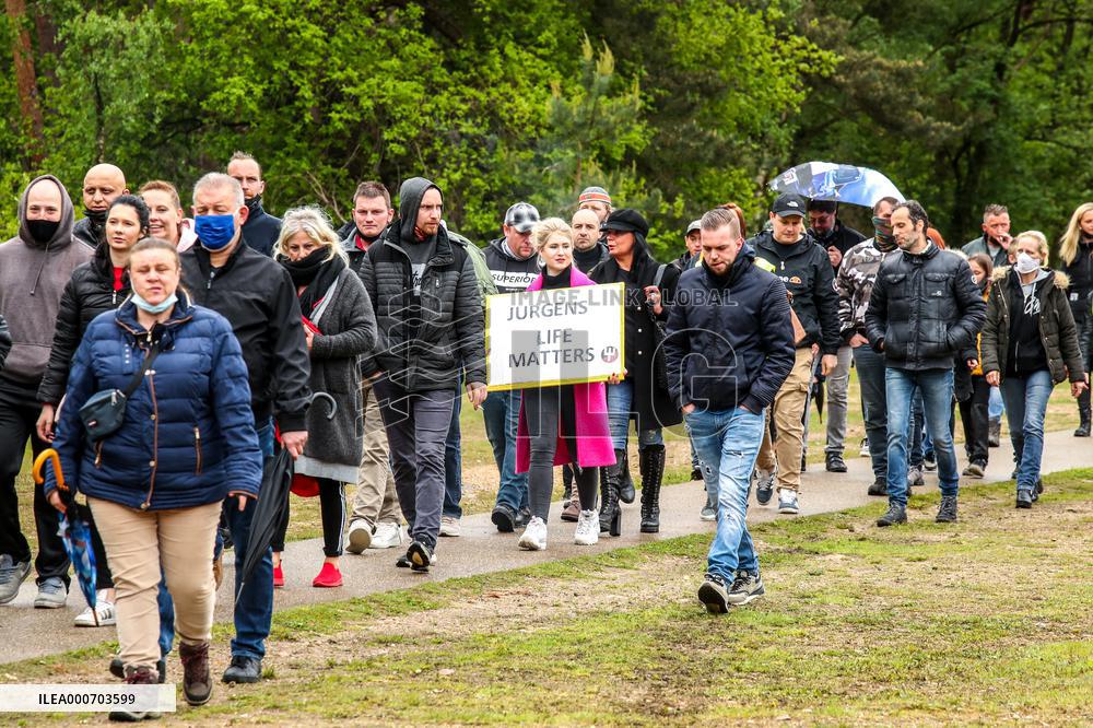 Support March For Fugitive Jurgen Conings - Belgium