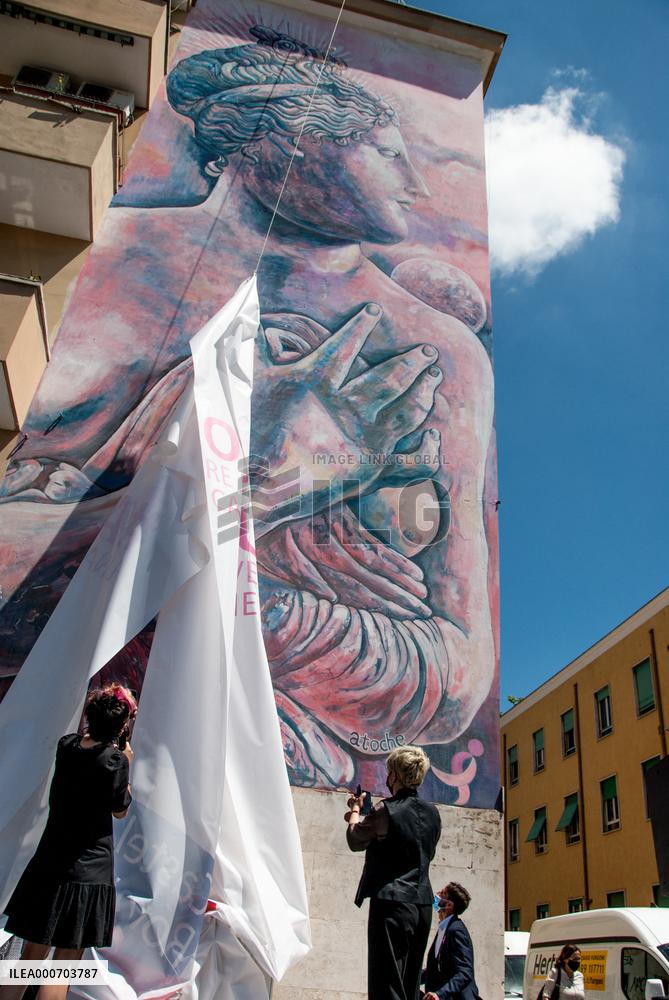 Mural For Breast Cancer Prevention - Rome