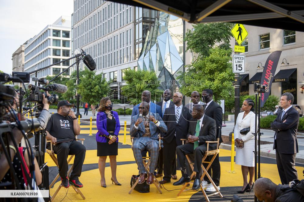Family Members Of George Floyd Visit Capitol Hill - Washington