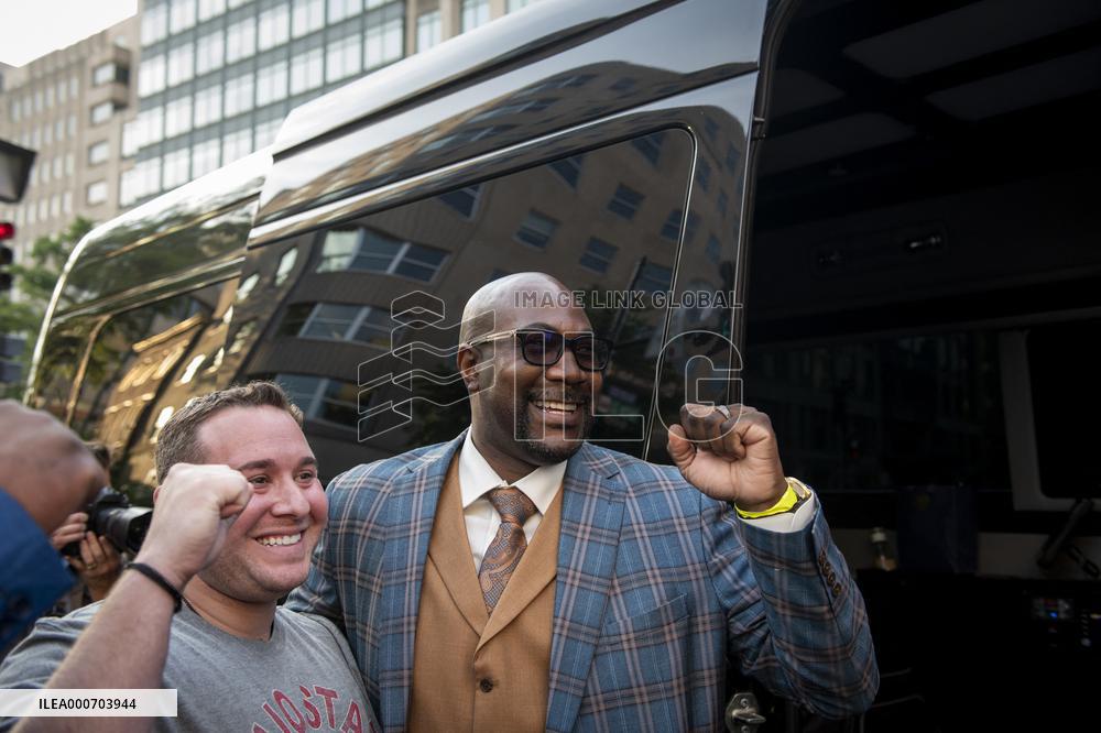 Family Members Of George Floyd Visit Capitol Hill - Washington
