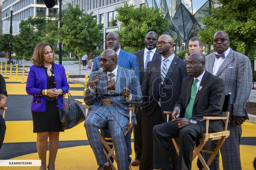 Family Members Of George Floyd Visit Capitol Hill - Washington
