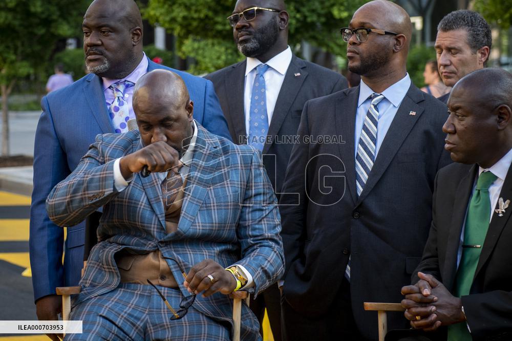 Family Members Of George Floyd Visit Capitol Hill - Washington