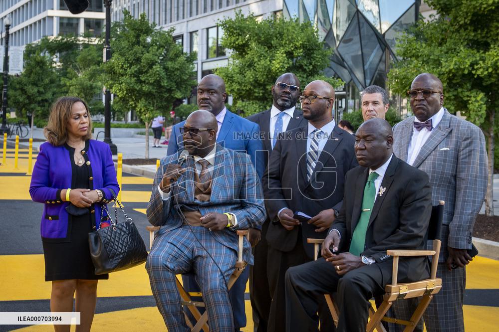 Family Members Of George Floyd Visit Capitol Hill - Washington