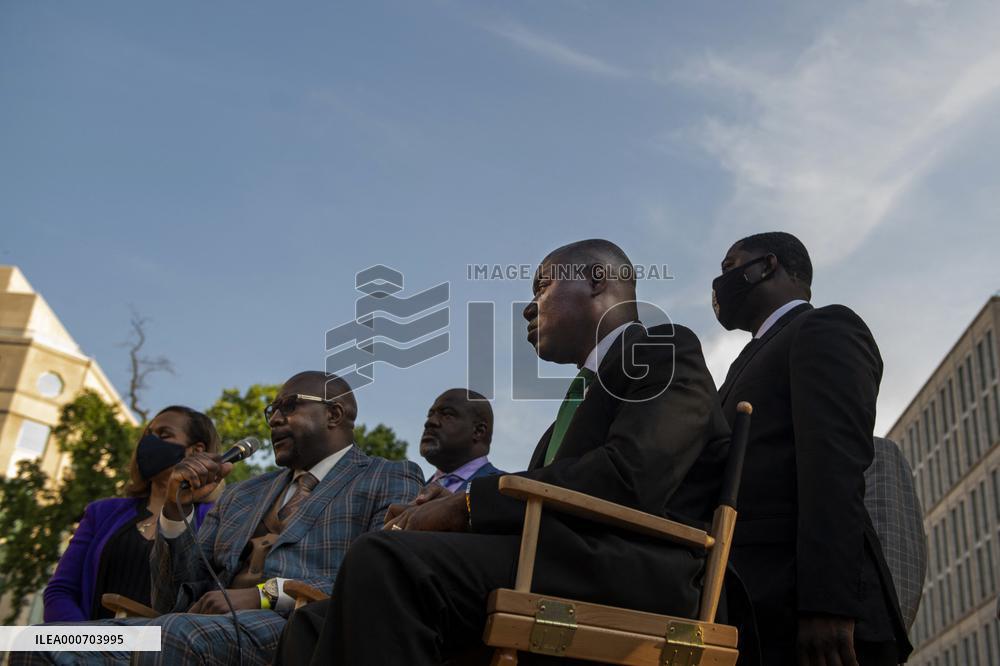 Family Members Of George Floyd Visit Capitol Hill - Washington