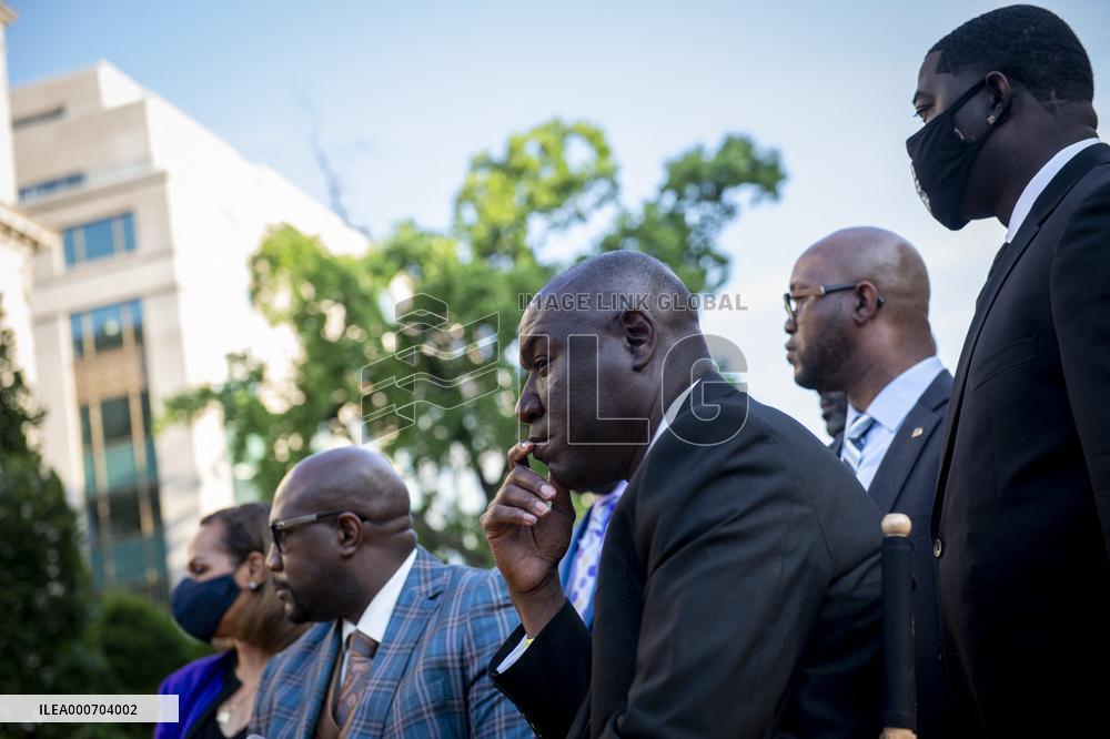 Family Members Of George Floyd Visit Capitol Hill - Washington