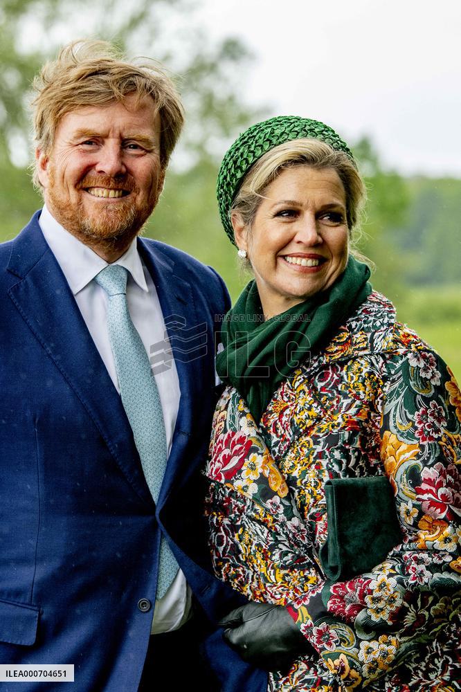 Royal Couple Visit Nationaal Park - North-Limburg