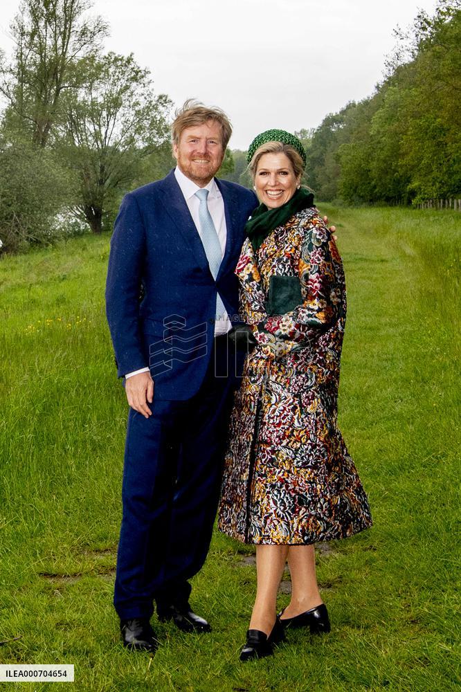 Royal Couple Visit Nationaal Park - North-Limburg