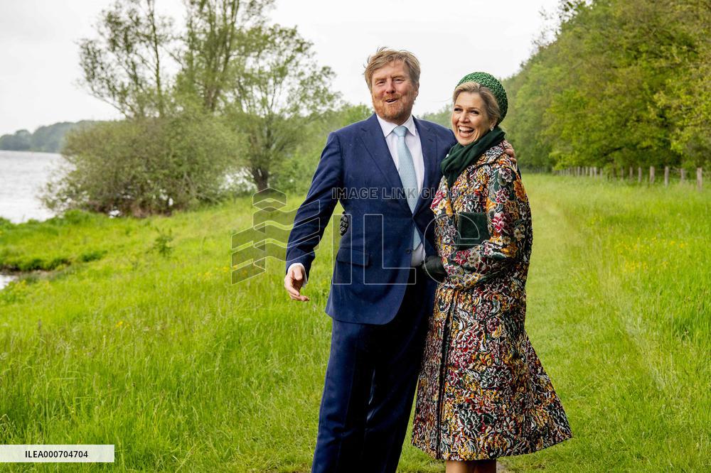 Royal Couple Visit Nationaal Park - North-Limburg