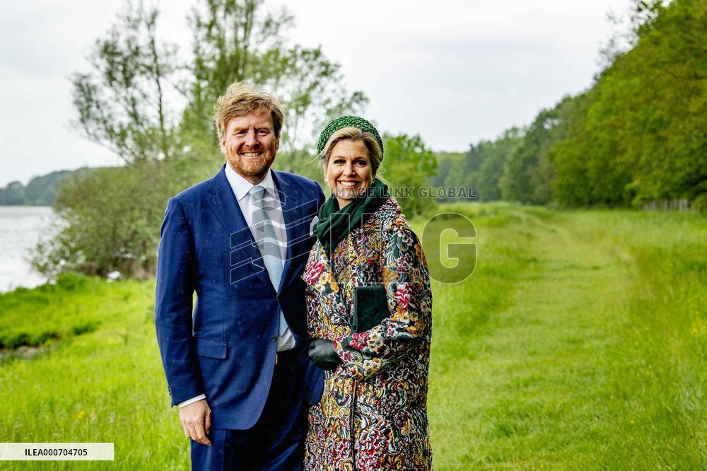 Royal Couple Visit Nationaal Park - North-Limburg
