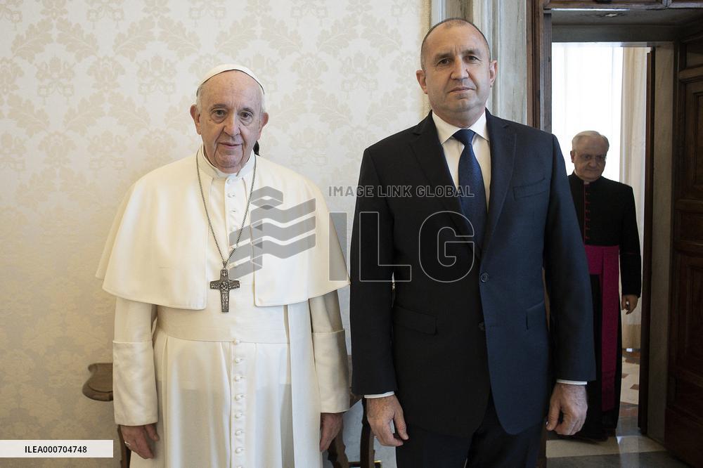 Pope Francis Meets President of the Republic of Bulgaria - Vatican