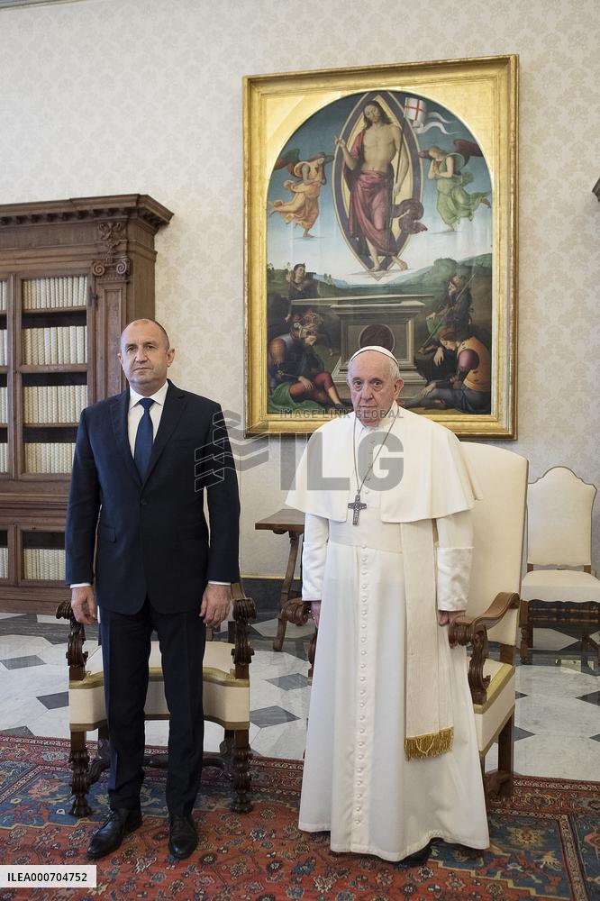 Pope Francis Meets President of the Republic of Bulgaria - Vatican