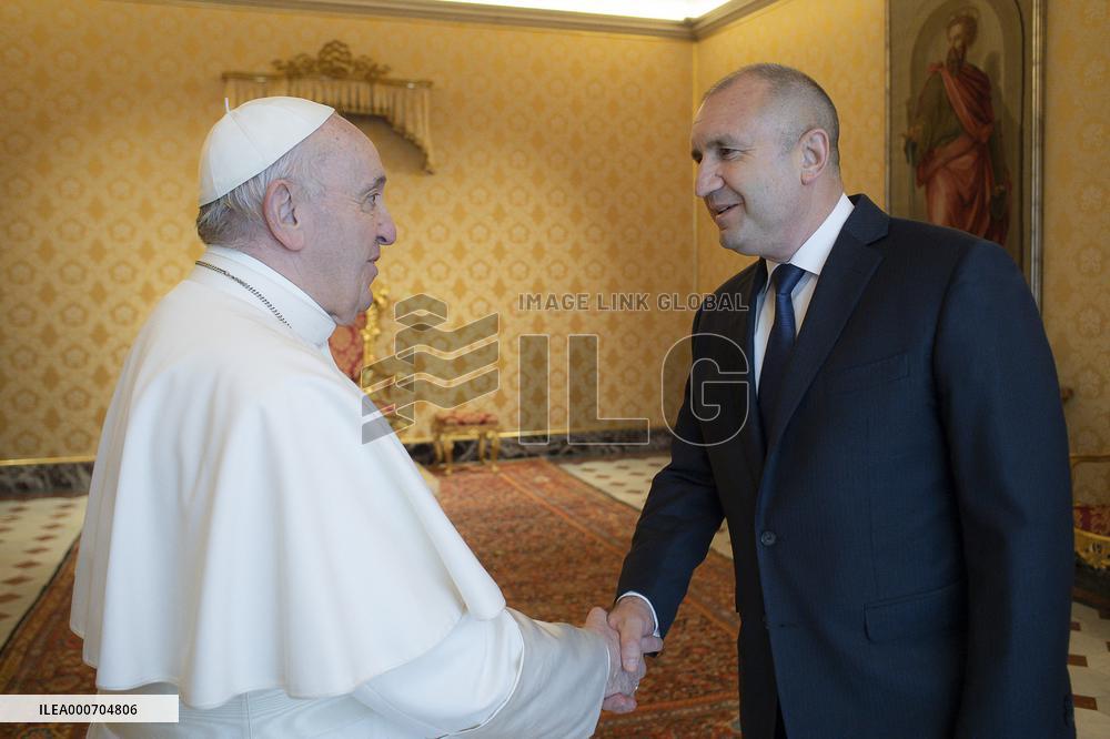 Pope Francis Meets President of the Republic of Bulgaria - Vatican