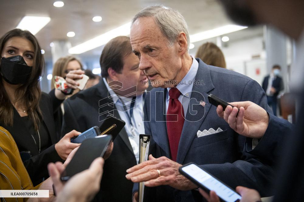Senate Vote At The US Capitol - Washington