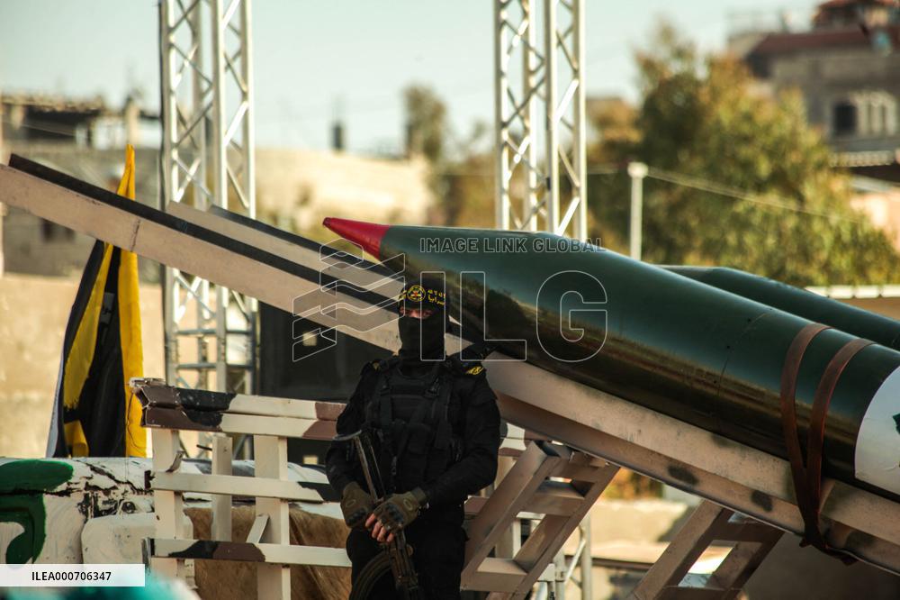 Saraya al-Quds Brigades Protest - Gaza