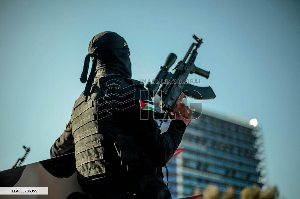 Saraya al-Quds Brigades Protest - Gaza