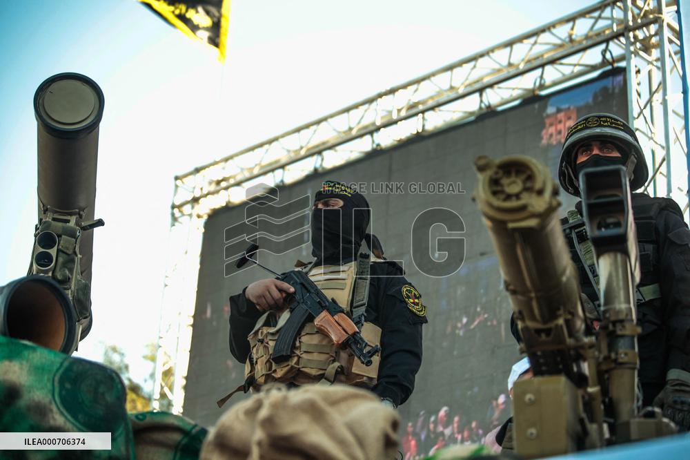 Saraya al-Quds Brigades Protest - Gaza