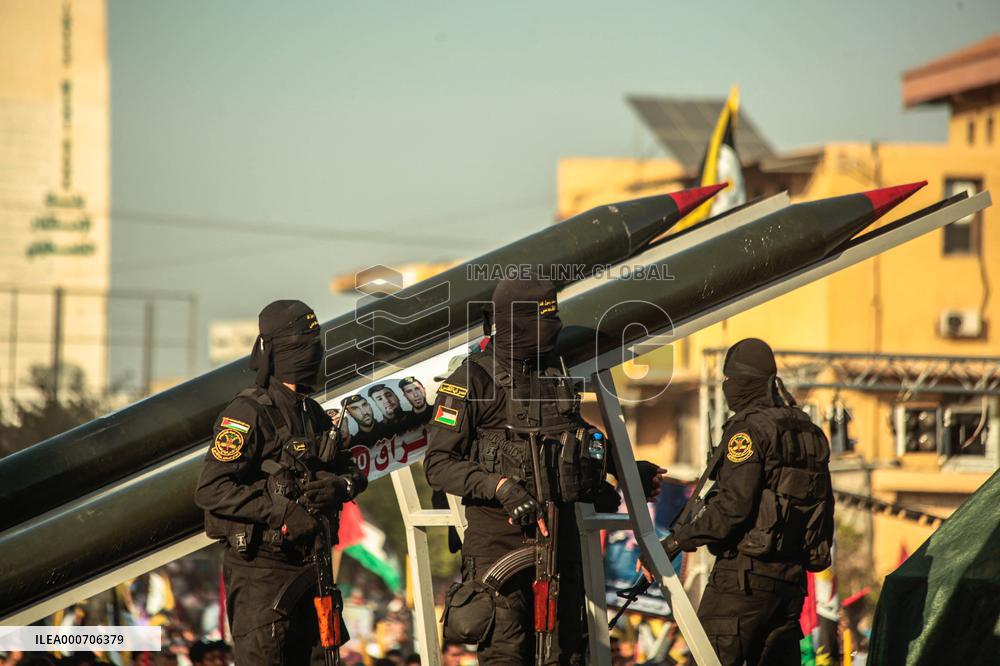 Saraya al-Quds Brigades Protest - Gaza