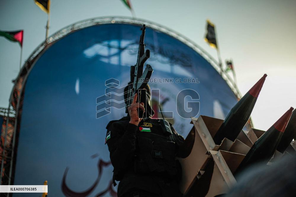 Saraya al-Quds Brigades Protest - Gaza