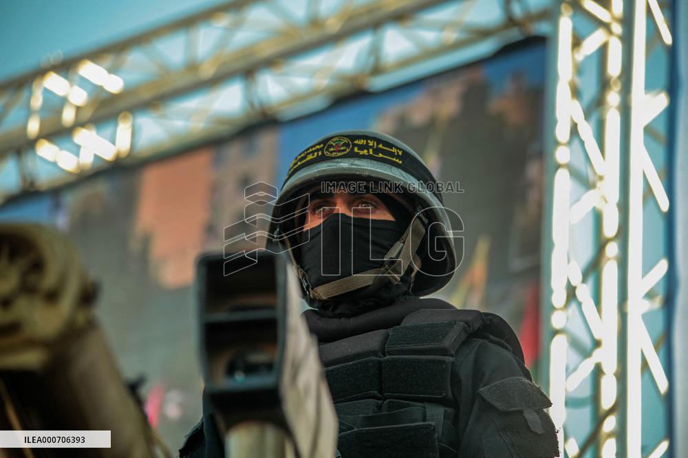 Saraya al-Quds Brigades Protest - Gaza