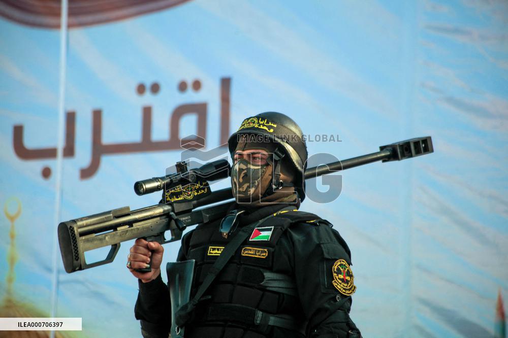 Saraya al-Quds Brigades Protest - Gaza