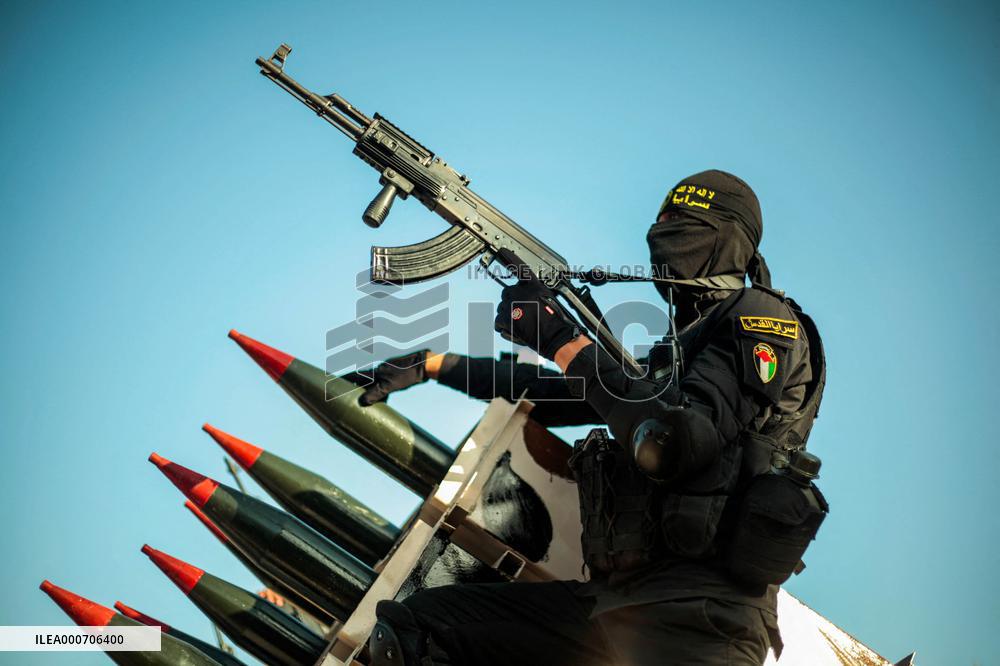 Saraya al-Quds Brigades Protest - Gaza