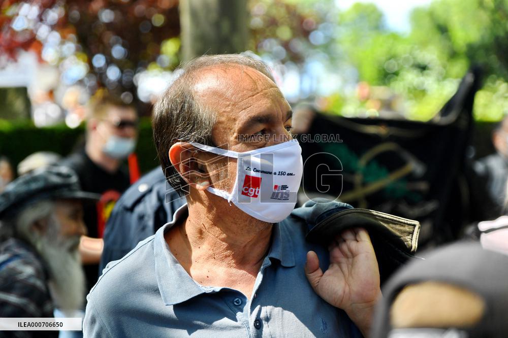 Rally to celebrate 150th anniversary of the Paris Commune