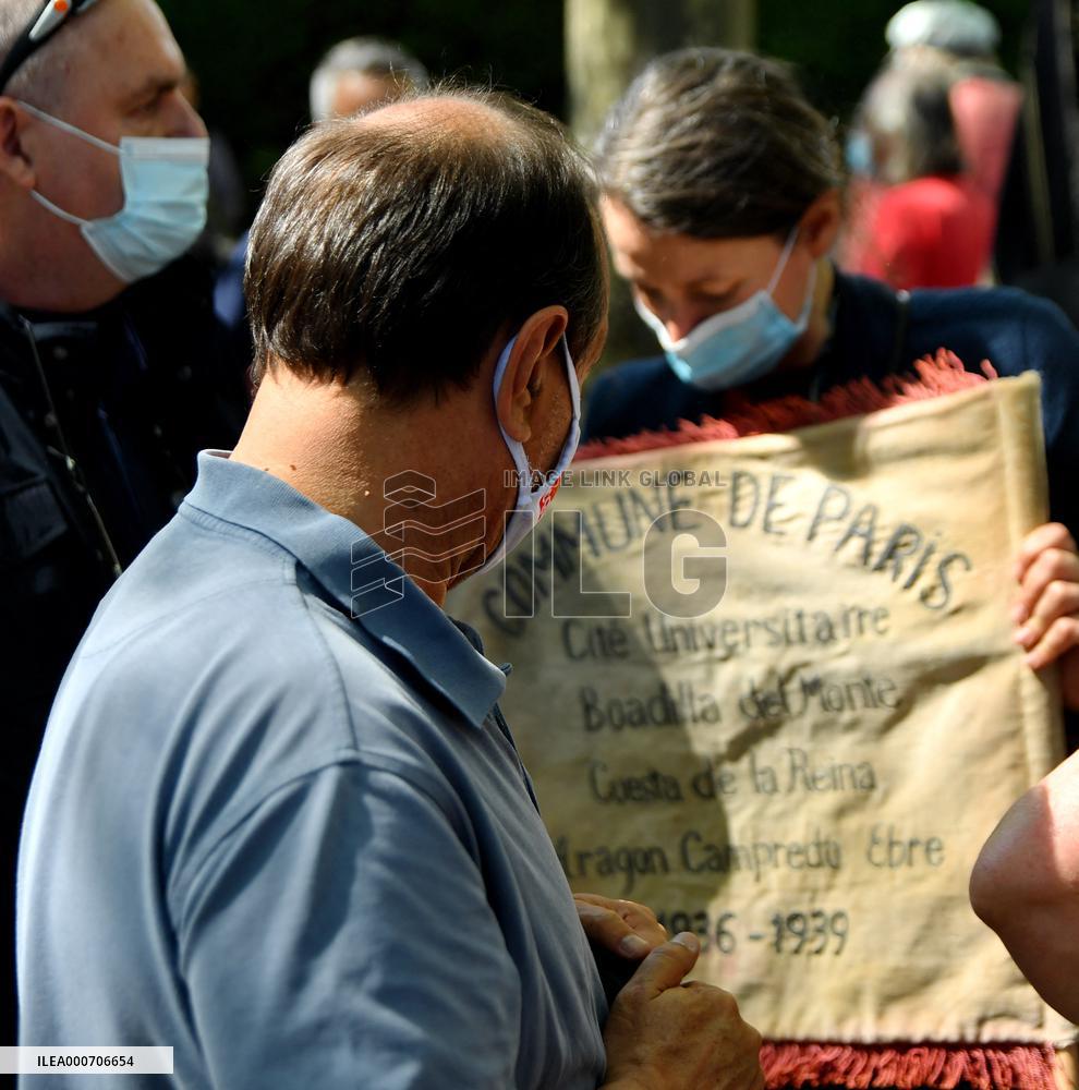 Rally to celebrate 150th anniversary of the Paris Commune