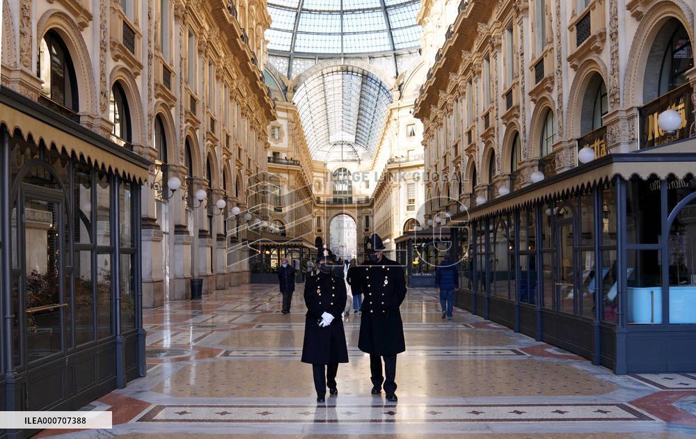 Milan Red Zone Lockdown - Italy