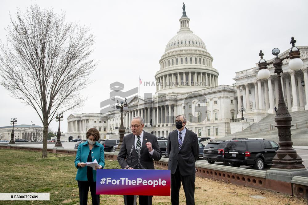 For The People Act Press Conf - Washington