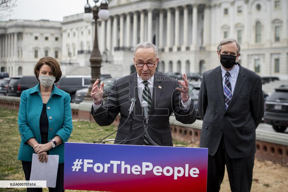 For The People Act Press Conf - Washington