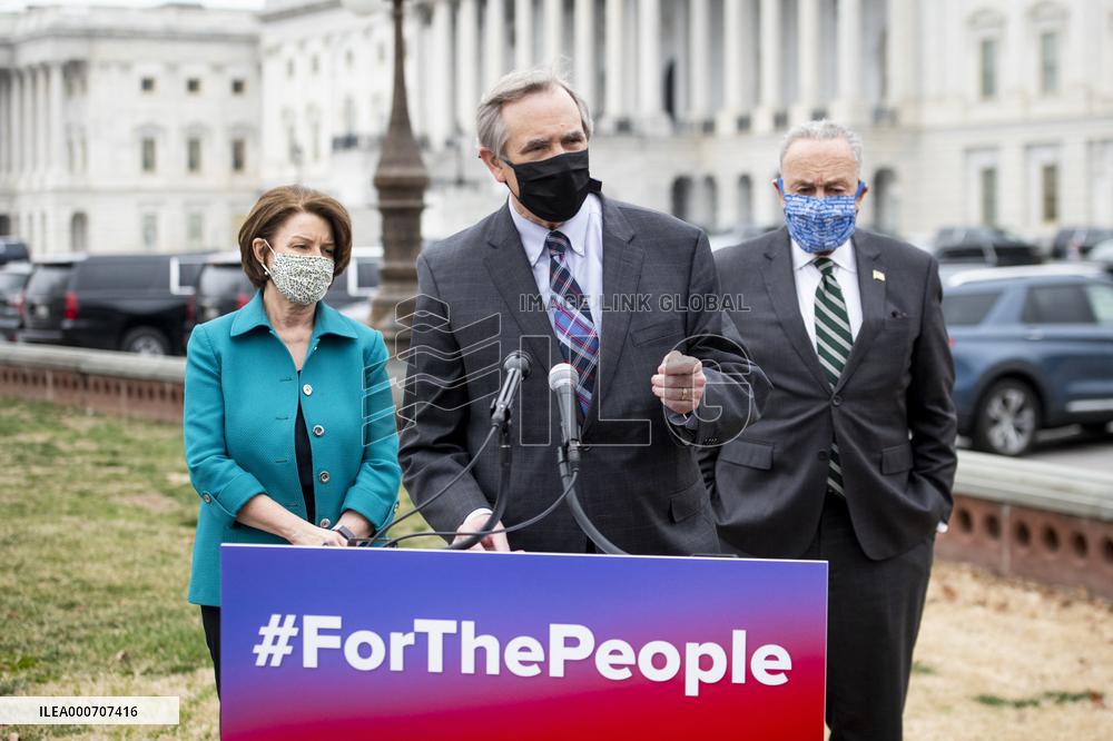 For The People Act Press Conf - Washington