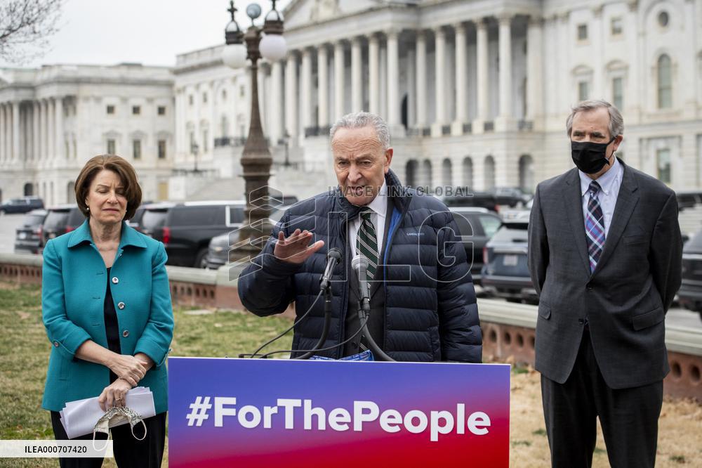 For The People Act Press Conf - Washington