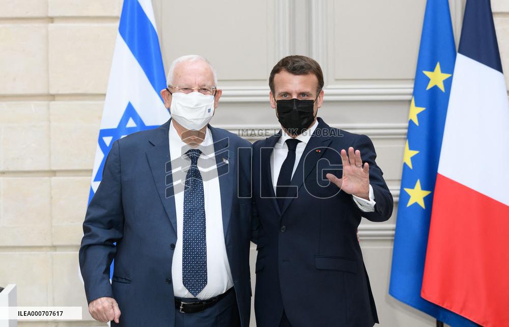 President Macron Macron Meets President Rivlin - Paris