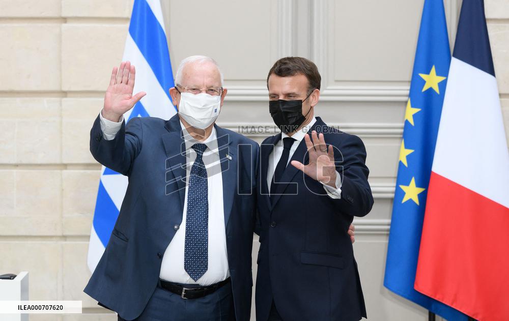 President Macron Macron Meets President Rivlin - Paris