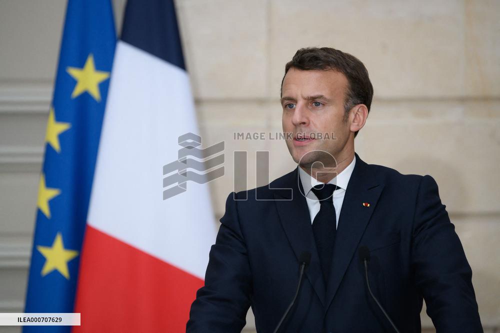 President Macron Macron Meets President Rivlin - Paris
