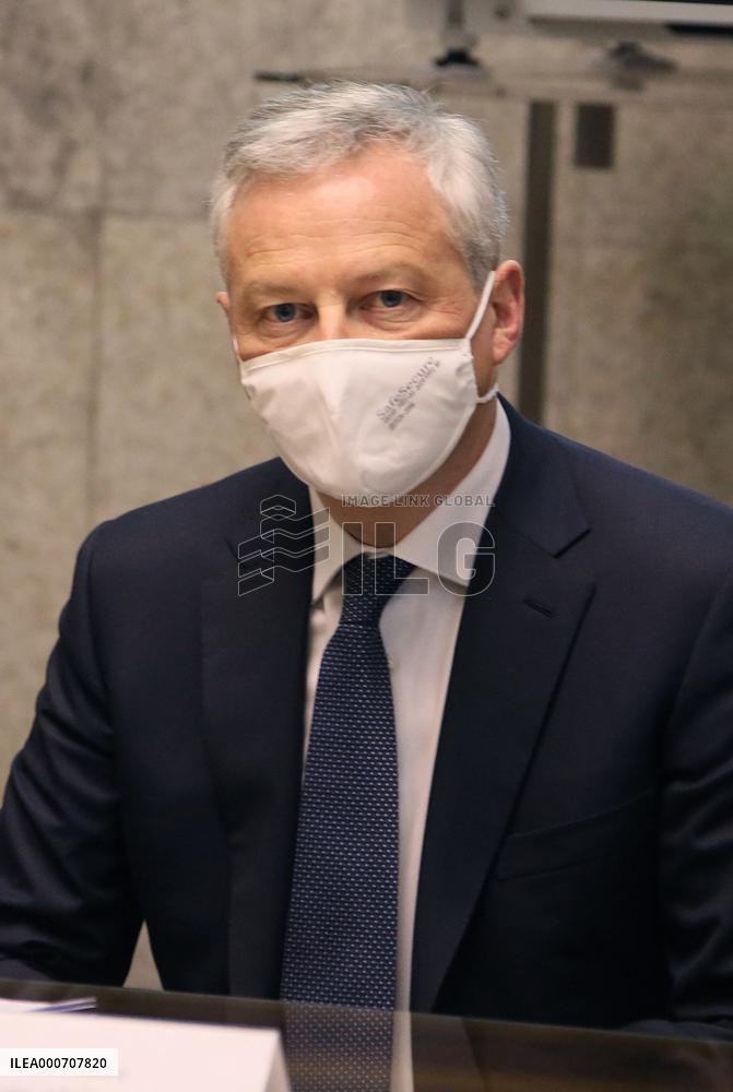 Giancarlo Giorgetti Meeting With Bruno Le Maire - Rome