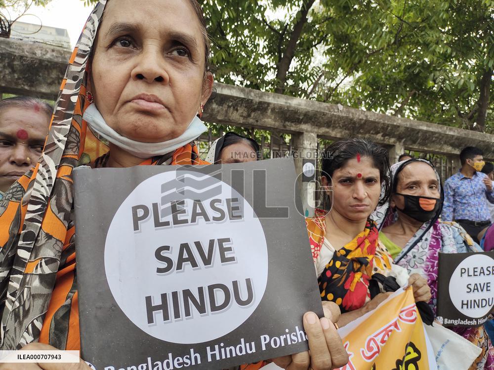 Protest Against Communal Attack - Dhaka