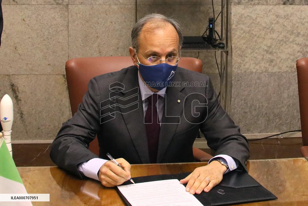 Giancarlo Giorgetti Meeting With Bruno Le Maire - Rome