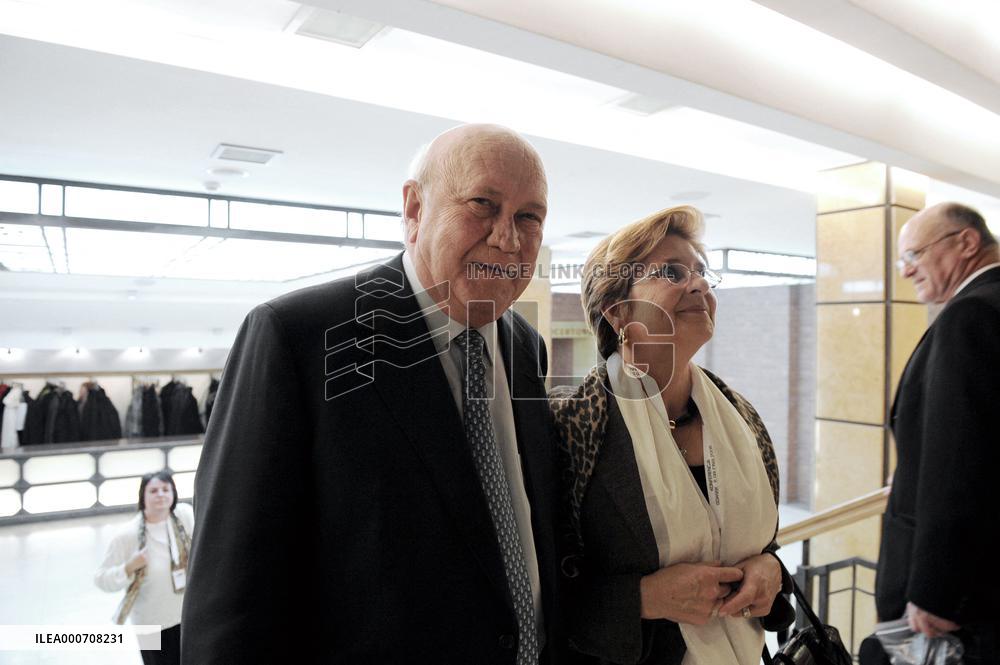 Former South Africa President Fw De Klerk Announces He Has Cancer
