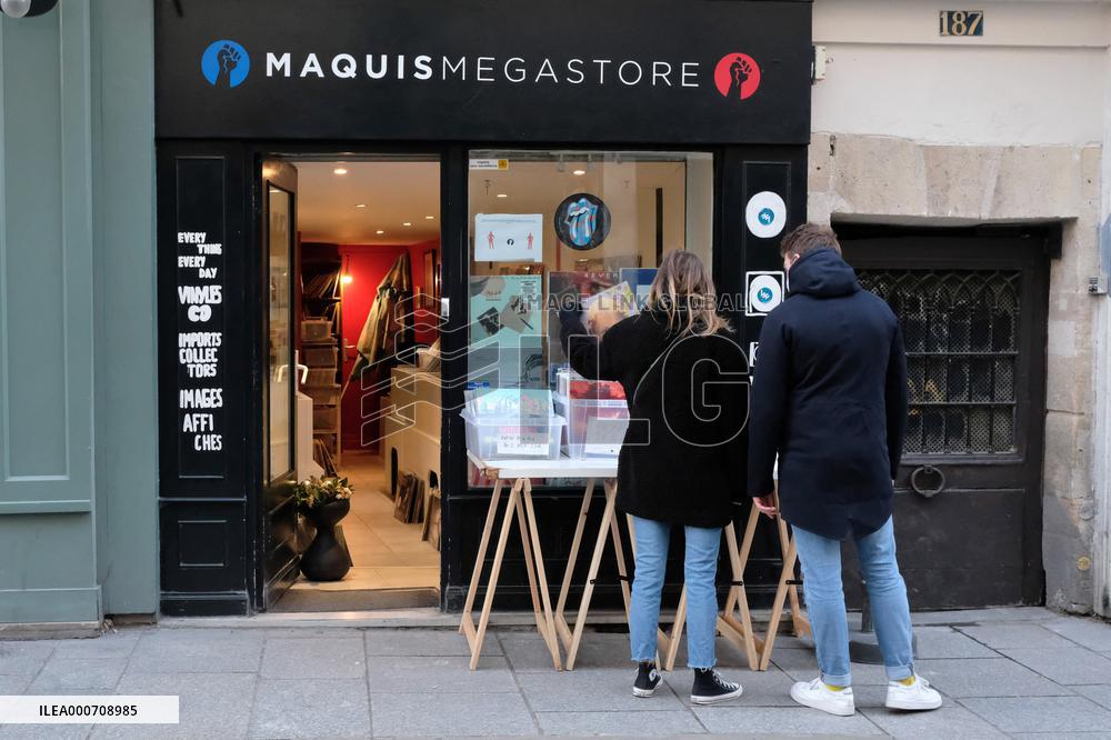 Open Shops during Paris 3rd Lockdown