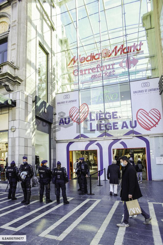 Important Deployment Of Law Enforcement - Liege