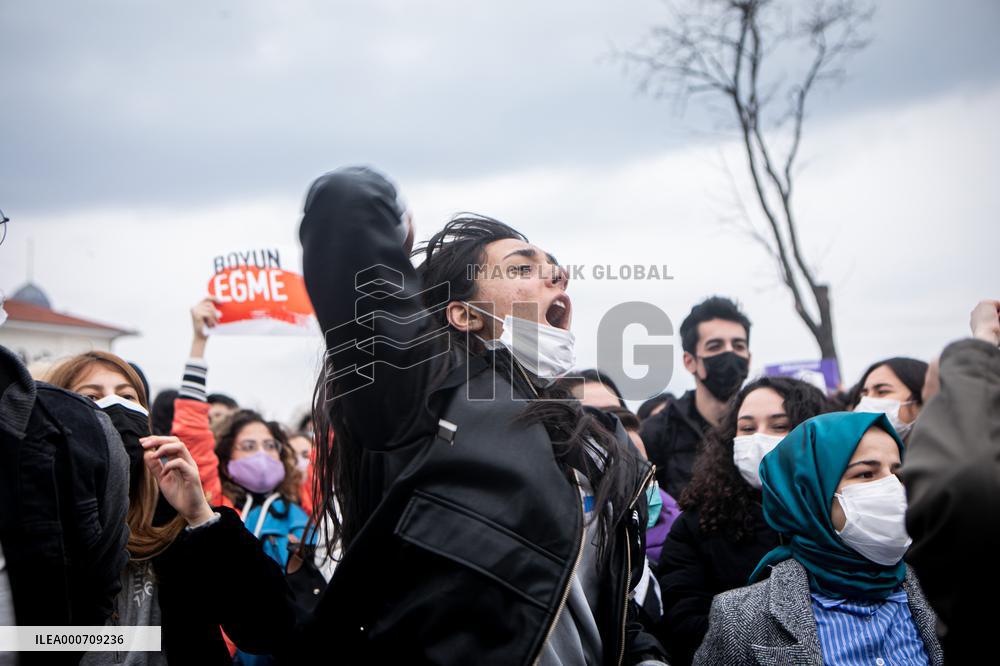 Protest after Turkey's withdrawal from the Istanbul Convention