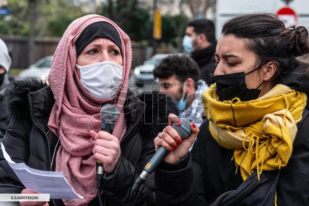 Demonstration against Islamophobia in Paris