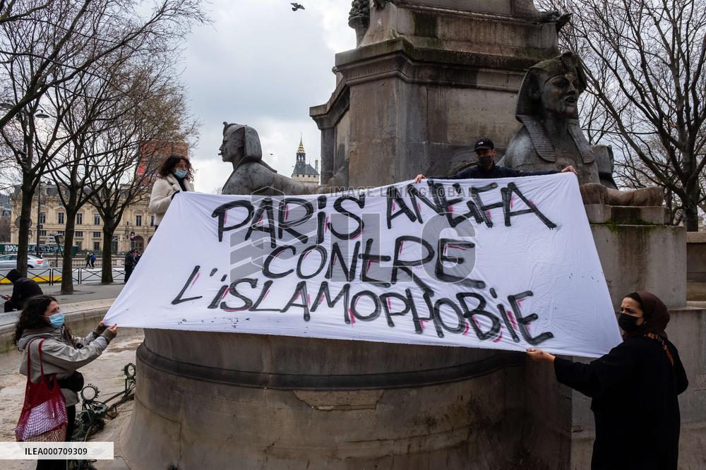Demonstration against Islamophobia in Paris
